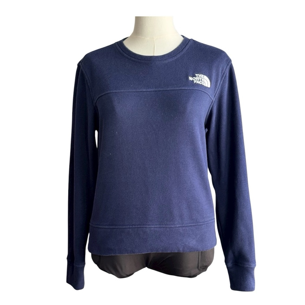 The North Face Women's Every Day Fleece Crewneck, Navy Sweatshirt Size SP